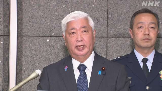 自衛隊練習機墜落事故で防衛大臣が謝罪