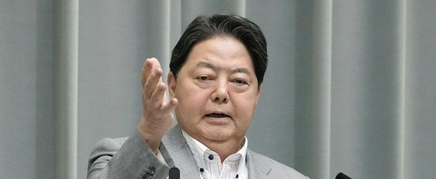 中国の反ダンピング関税に林官房長官が反論
