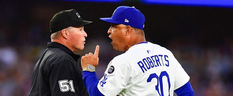 ドジャース監督ロバーツに出場停止処分と罰金