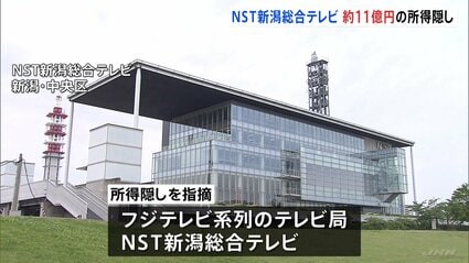 フジテレビ系列局が11億円の所得隠しを指摘される