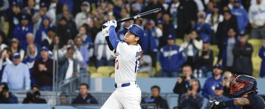 大谷翔平、先頭打者本塁打でドジャースを勝利に導く
