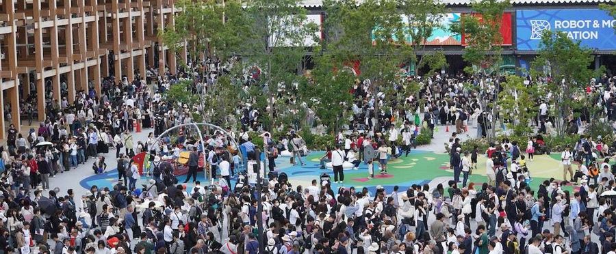 大阪・関西万博、開幕後初の来場者15万人超え