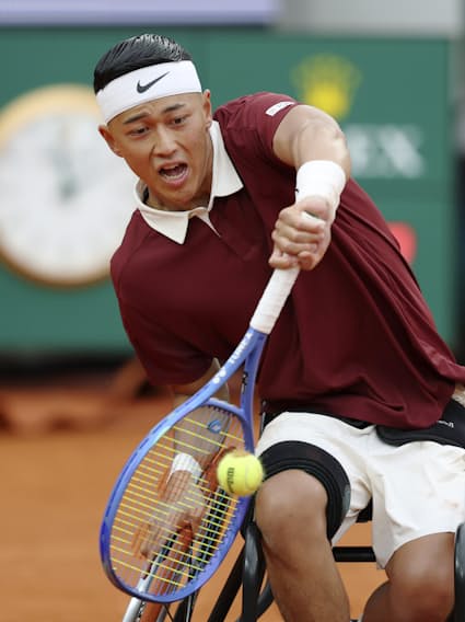 小田凱人、車いすテニス全仏オープン3連覇達成