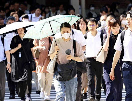 今年一番の暑さ、4県で女性が熱中症で死亡