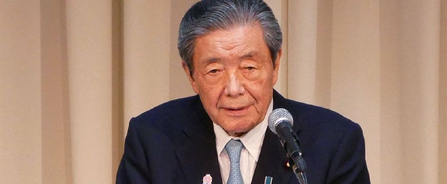 自民党の森山幹事長、4万円給付公約を発表