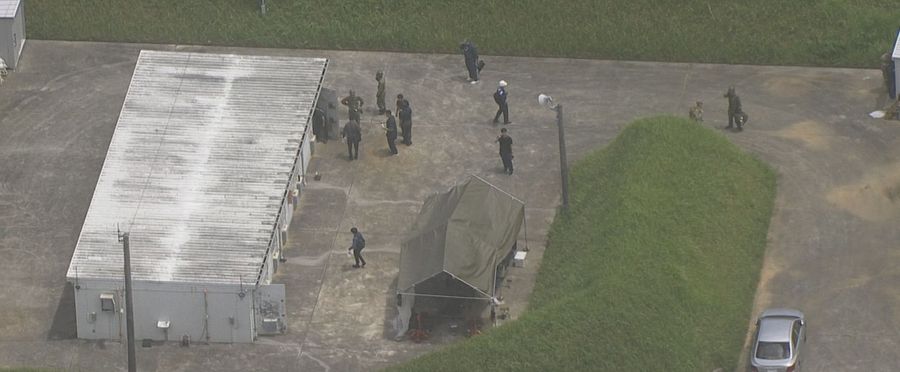 嘉手納基地での爆発事故 自衛隊員4人が負傷