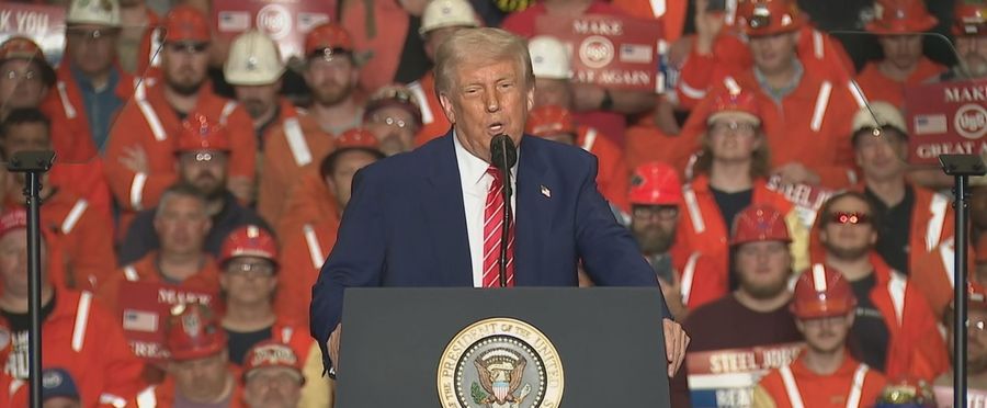 トランプ大統領、USスチール買収に条件付き認定
